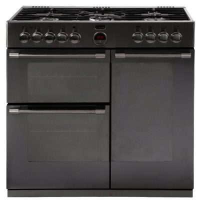 Stoves Sterling 900DFT 90cm Dual Fuel Range Cooker in Stainless Steel